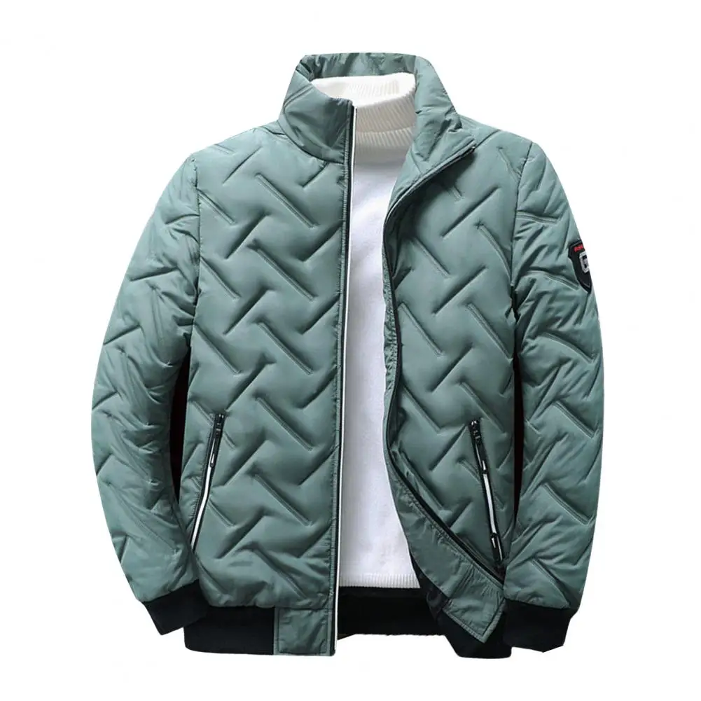 Autumn Jacket Men Cotton Padded Jacket Korean Fashion Streetwear Casual Jacket Men Fashion Clothing 2022 Stand Collar Coats