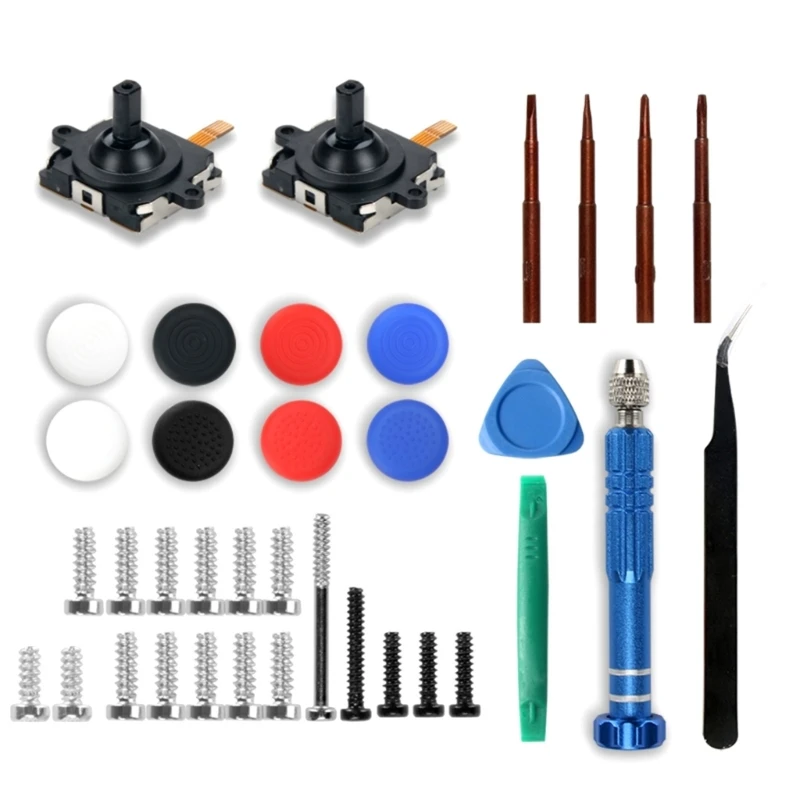 

Replacement Analog Joystick Thumbstick Caps Repair Kit for Quest 2 Control