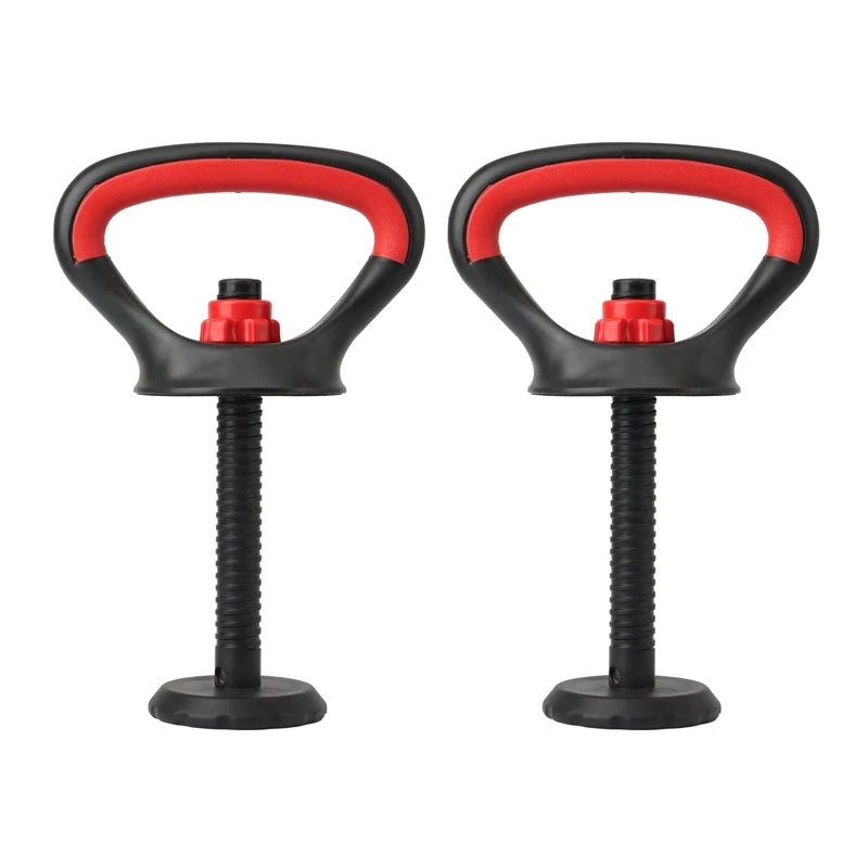 

2X Adjustable Kettlebell Handle For Plates Weights, Multifunctional Kettlebell Grip For Dumbbell Kettlebell Push Up