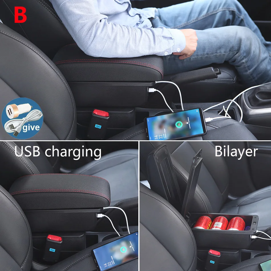 Подлокотник для Chevrolet Onix 2020-2024 аксессуары интерьера автомобиля