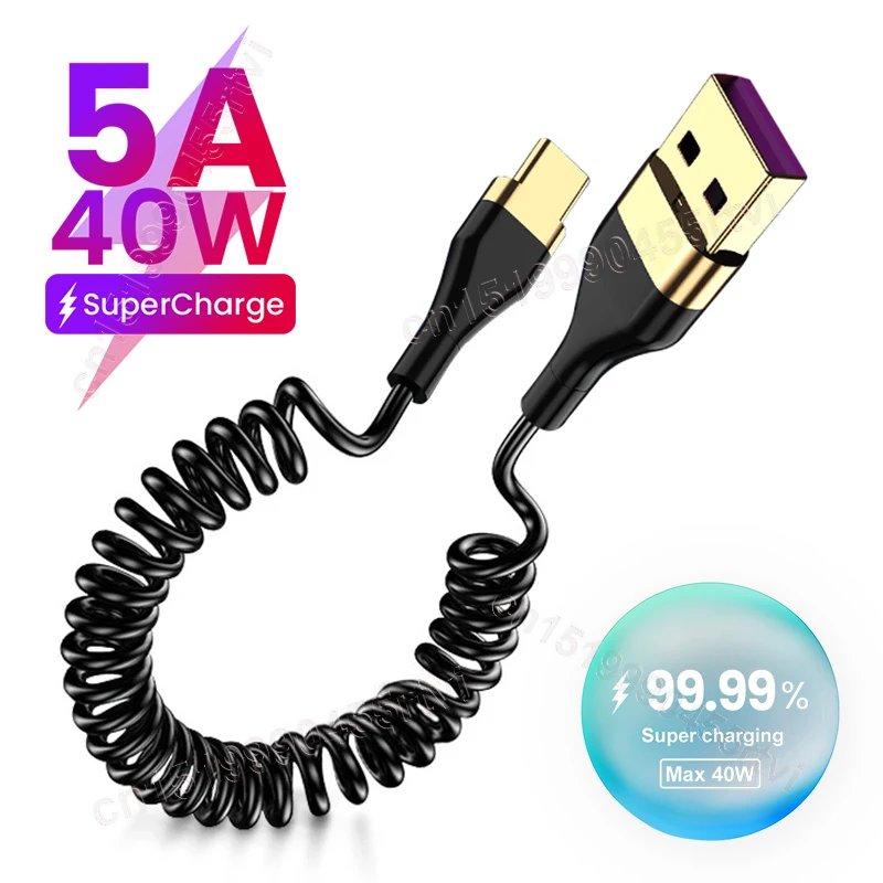 Зарядный кабель USB Type-C 5 А 8-Pin QC3.0 |