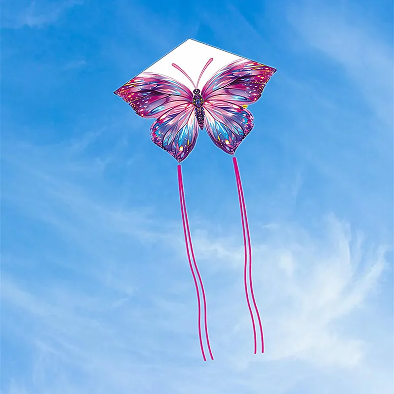 Бесплатная доставка бабочка воздушный змей drachen fliegen kinder peonzas con cuerda детские игры
