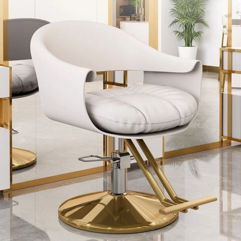 Стул для салона красоты черный парикмахерский золотой профессиональные кресла