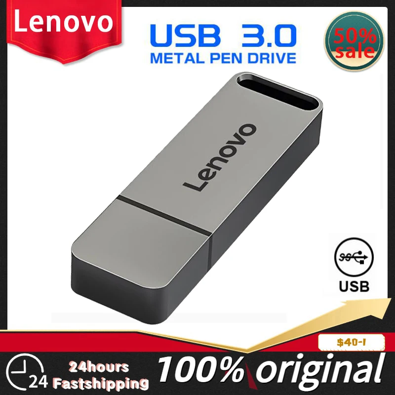 

LENOVO U диск USB 3,1 SSD U флэш-накопитель металлический высокоскоростной портативный флэш-накопитель 1 ТБ флэш-накопитель для ноутбука IMAC 64 Гб 128 ГБ 256 ГБ 512 ГБ