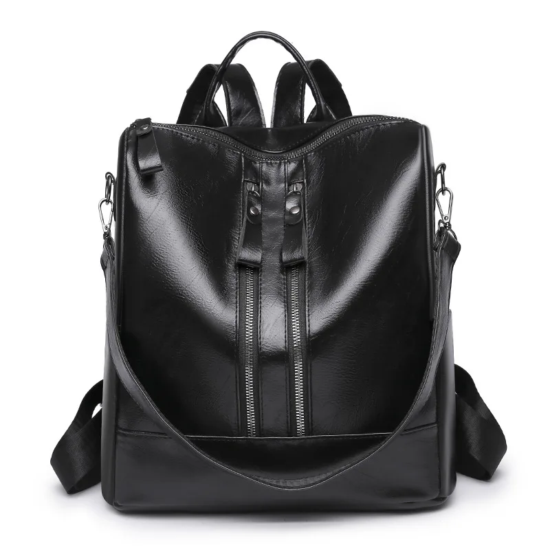 

2022 Soft Leather rucksack women Korean Fashion Female backpacks Travel Bag backpack for women New Anti-theft Backpack for girls