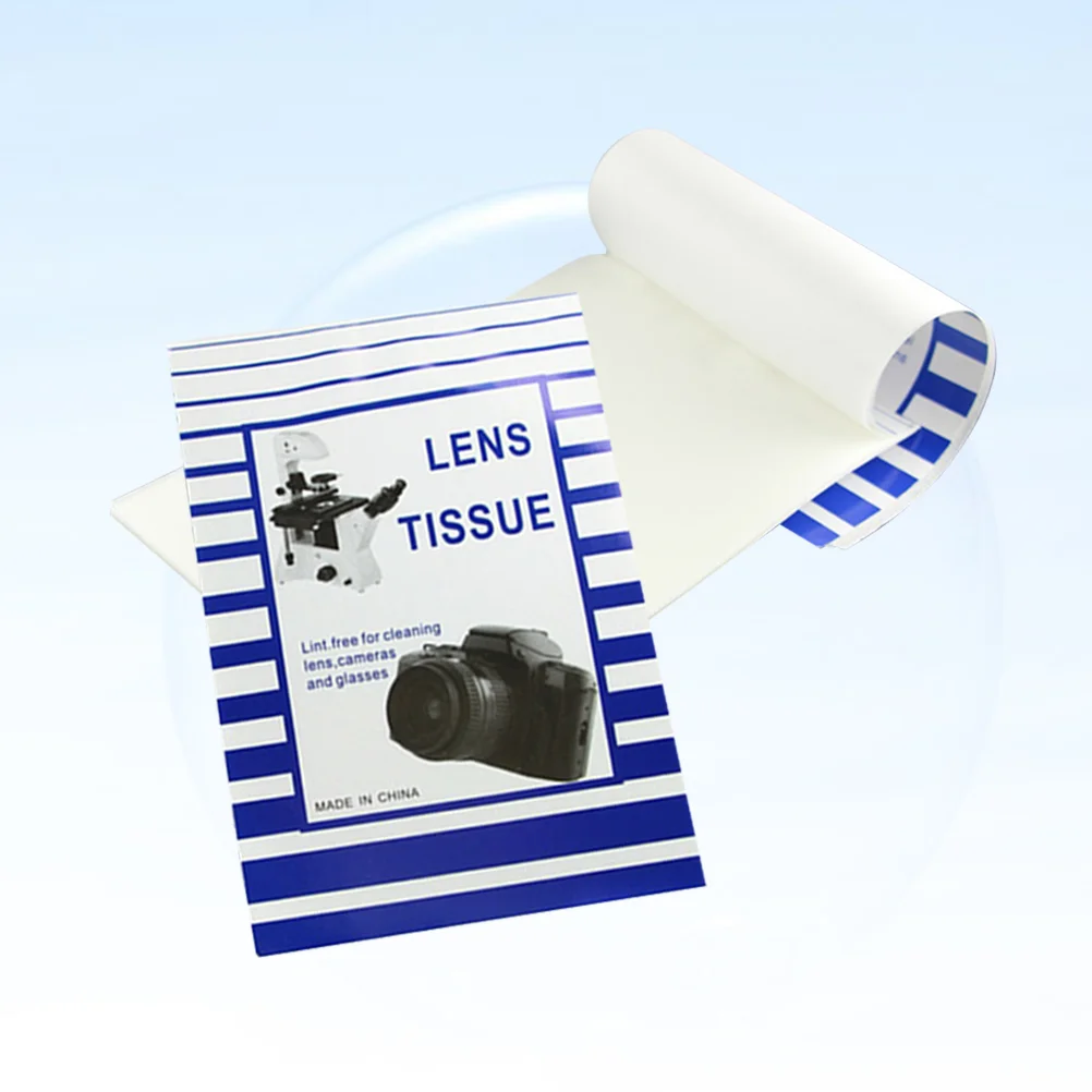 

100Pcs Lens Cleaning Paper Wipes Camera Wipe Microscope Eyeglasses Kit Cleaner tissue Lenses Glasses Tissues Goggles Eyeglass