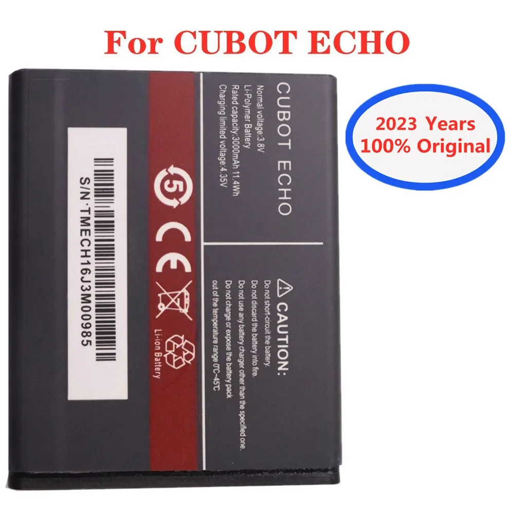 

2023 год, новинка, высокое качество, 3000 мАч, оригинальный Cubot ECHO, Сменный аккумулятор для CUBOT ECHO мобильный телефон, батареи