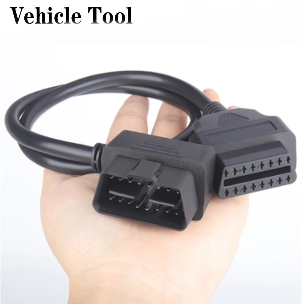 Кабель-удлинитель OBD2 для автомобильного сканера, 1-0,3 метра