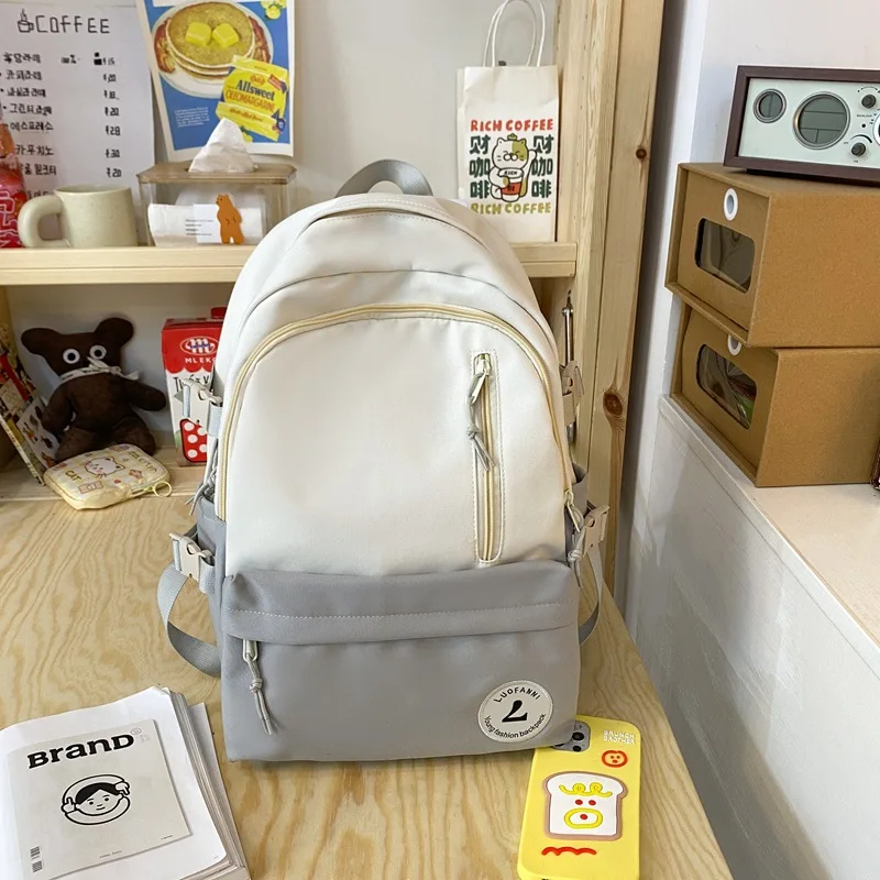 

Japanese Style Printed Cute College Style High Capacity Backpack Men's and Women's Fashion Backpack College Student Schoolbag