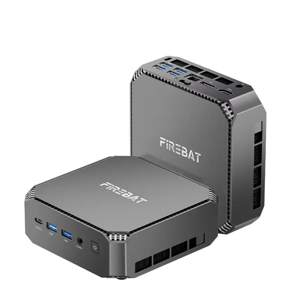 Фото Мини-компьютер A6 Ryzen 7 7735HS с двухдиапазонным Wi-Fi 6, BT5.2, DDR5 16 ГБ, 512 ГБ, настольный игровой ПК, со встроенной памятью, мини-формат №1