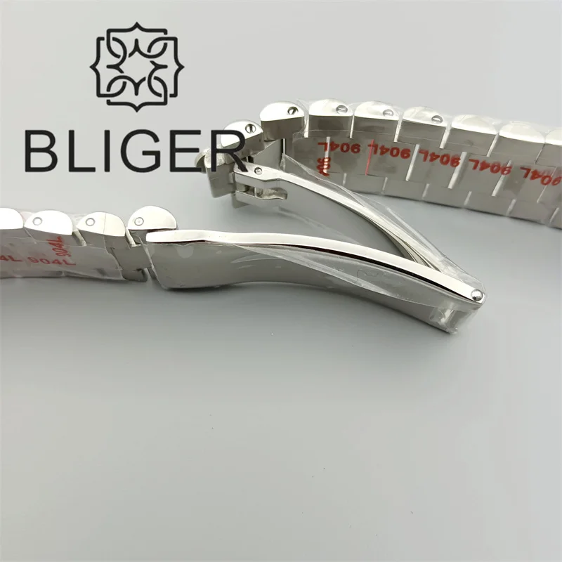Ремешок BLIGER 20 мм для наручных часов ремешок с изогнутым концом застежка