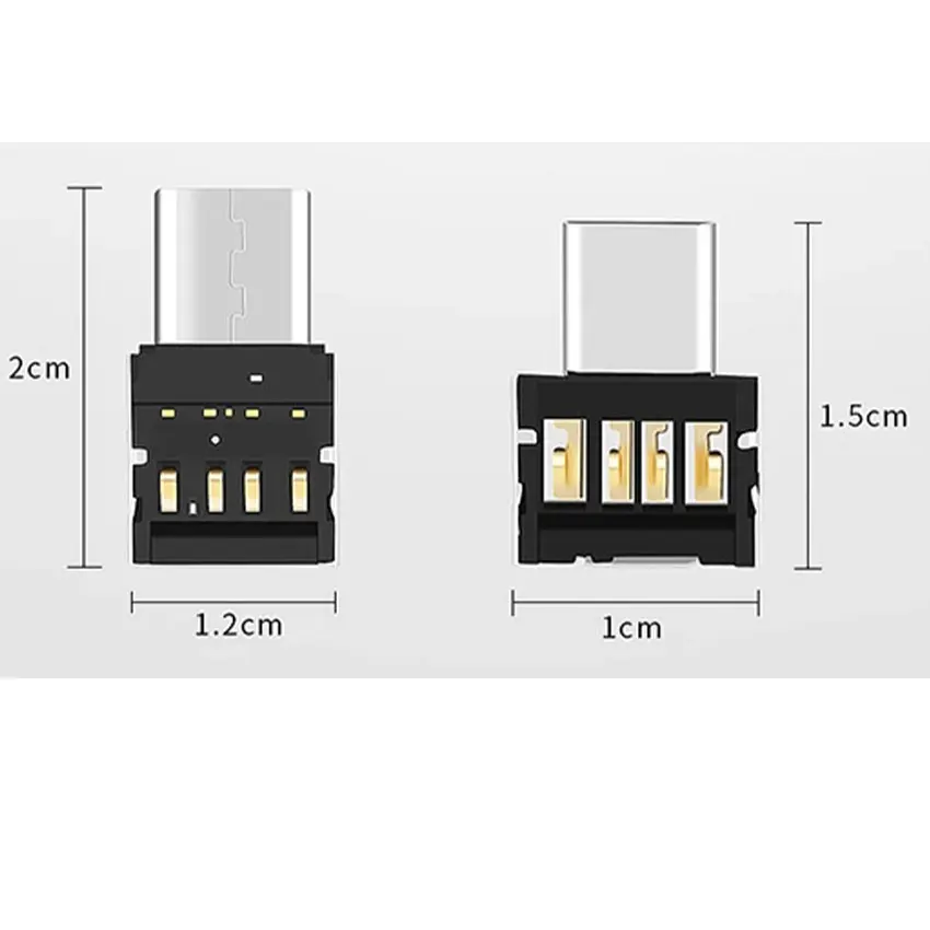 5/10 шт. адаптер OTG Micro USB Type C внешний разъем для 2 0 Женский Разъем передачи данных