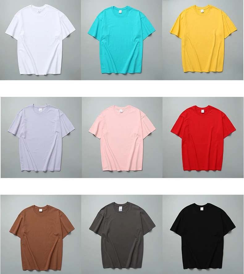 

hot sell Custom T-Shirt Logo Retro American Crew neck short sleeve design Printed Personalized Men's Short Sleeved CAE13