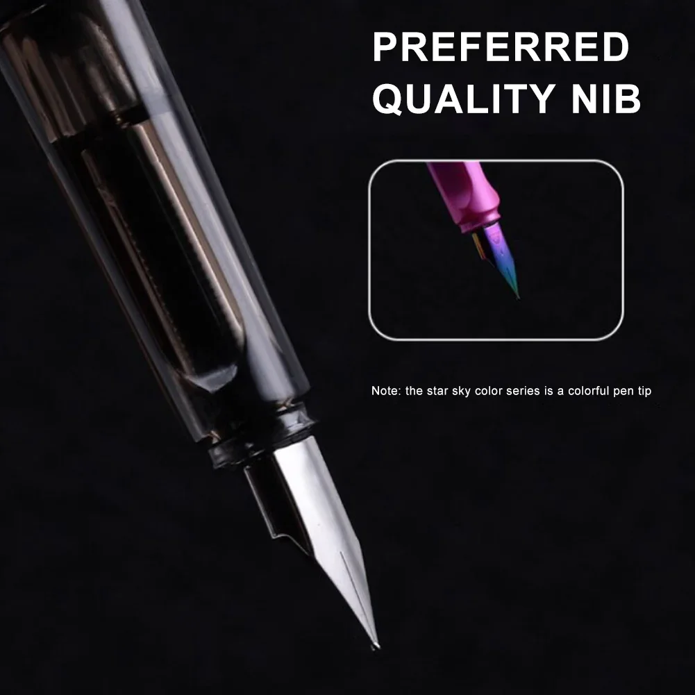 

Чернила с чернилами, термокартридж, перьевая ручка, канцелярские принадлежности, разноцветные школьные принадлежности 0,38 мм