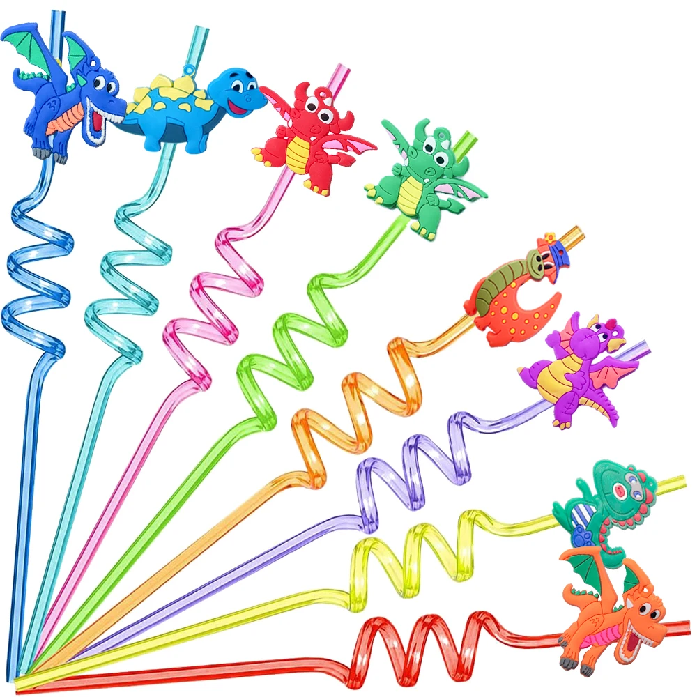

Соломинки для напитков Dinosaur NEW-KL
