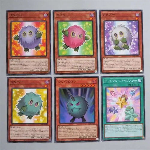 Yu-Gi-Oh анимационная Хроника Kuriboh Archetype 6 карт стандартная Мятная японская Обычная коллекция мяты