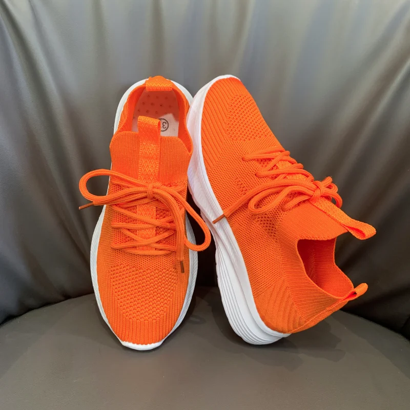 

Женские сетчатые кроссовки, повседневная обувь, дышащие, легкие удобные лоферы, однотонные