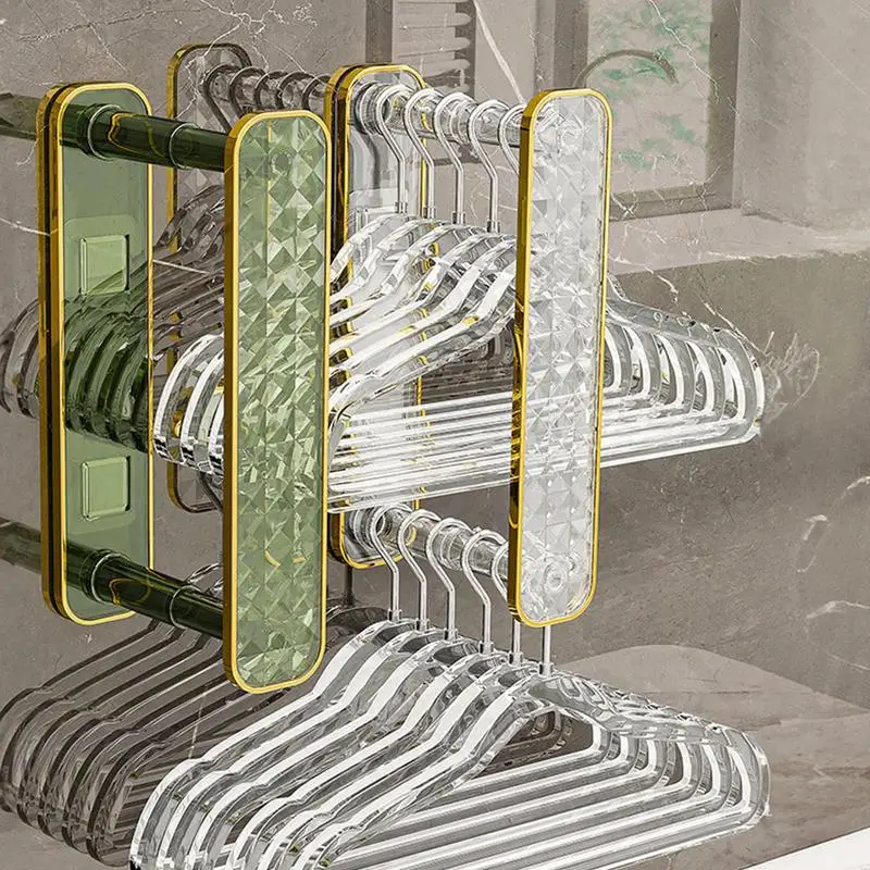 

Retractable Pull Out Rod Clothes Hanger Storage Rack For Mudroom Balcony Wardrobe Clothing Rail Telescopic Closet Hanger Rail