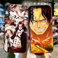 japan anime one piece phone case for huawei p smart z 2019 2021 p20 p20 lite pro p30 lite pro p40 p40 lite 5g black