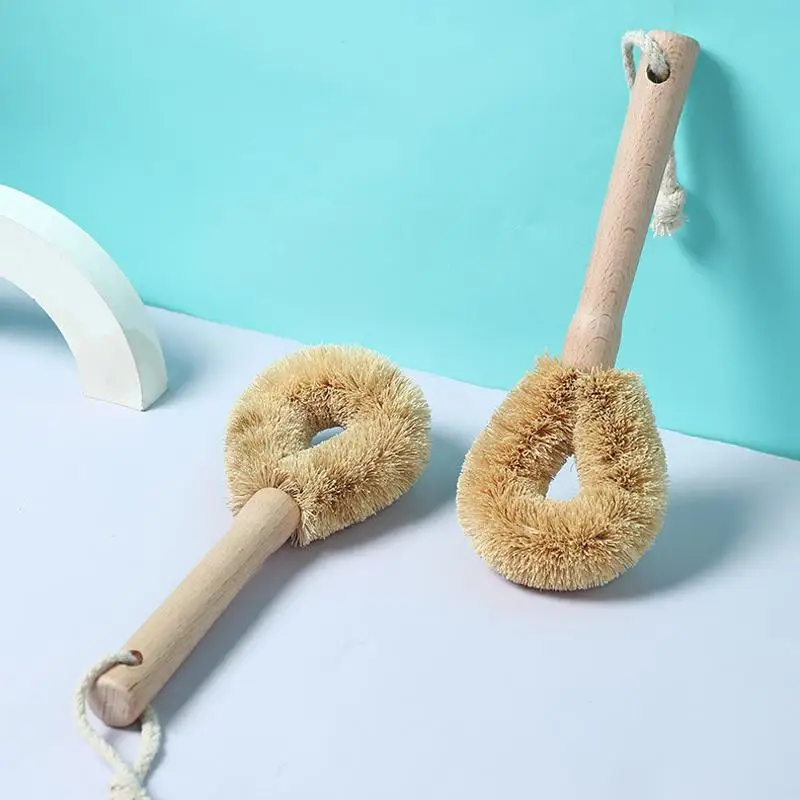 

Coconut fiber Cleaning Brush for bottle non-stick skillet brush oil degreasing dish washing cup pot brush Kitchen cleaning J2O6