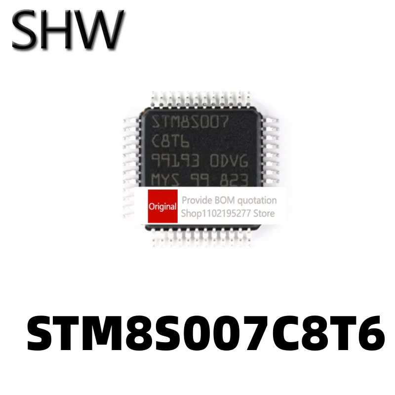 

Интегральная микросхема STM8S007C8T6, 1 шт., LQFP48