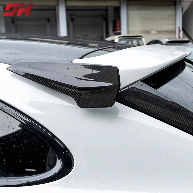 Задний спойлер из сухого углеродного волокна TKT для Porsche Cayenne Coupe 9Y0.1 9Y0.2 2018-up