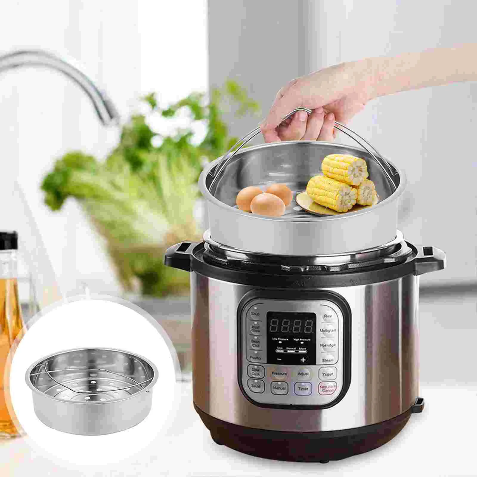 

Asian Steamer Pot Steam Basket Steamer Vegetables Dim Sum Steamer Basket Tamale Steamer Canning Jar Rack Corn Steam Rack