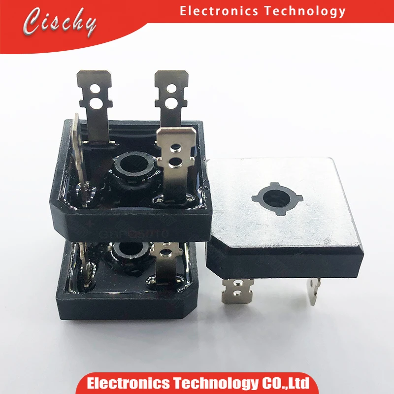 2 шт GBPC5010 мостовой выпрямитель 1000V 50A встроенный теплоотвод c5010 IGBT модуль |