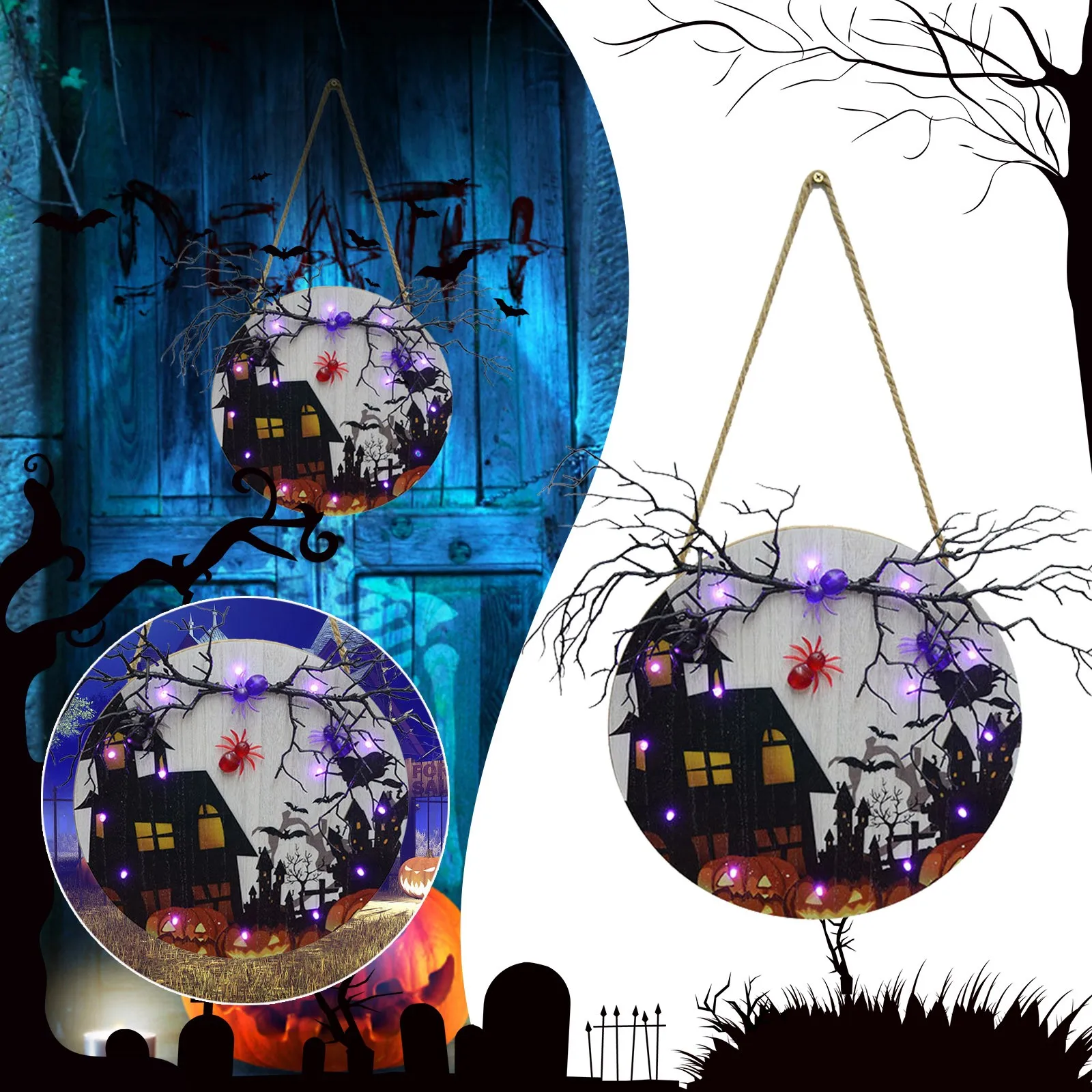 

Halloween Wooden Tag Trick Or Tag Witche Pumpkin Wooden Tag Halloween Welcome Valentines Day Wall Sign Easter Wooden Sign