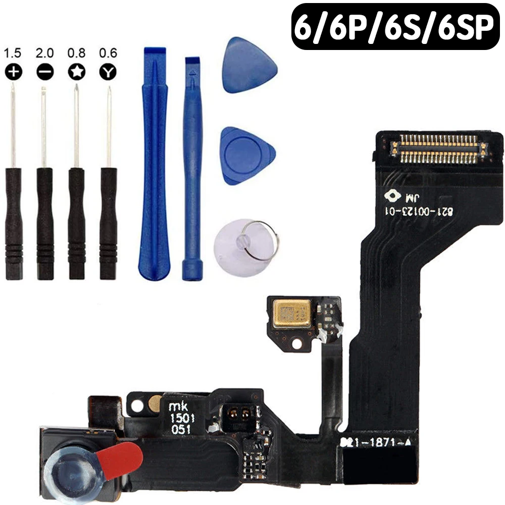 

5MP Front Facing Camera Module Proximity Sensor + Microphone Flex Cable With Screwdriver Kit Part For iPhone 6 6Plus 6s 6sPlus