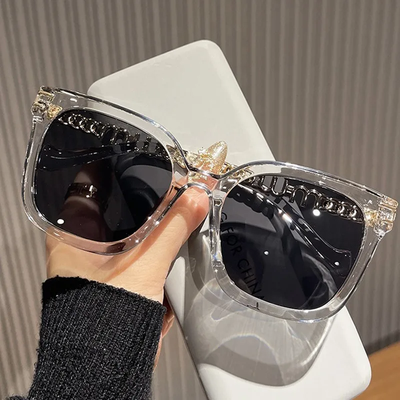 Новые модные солнцезащитные очки в квадратной оправе для женщин Роскошные с