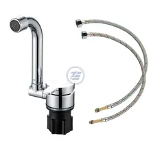 Folding Faucet 360 Degree Swivel Hot and Cold Water Faucet Kitchen Bathroom RV Marine Deck Hatch Boat Camper RV Accessories