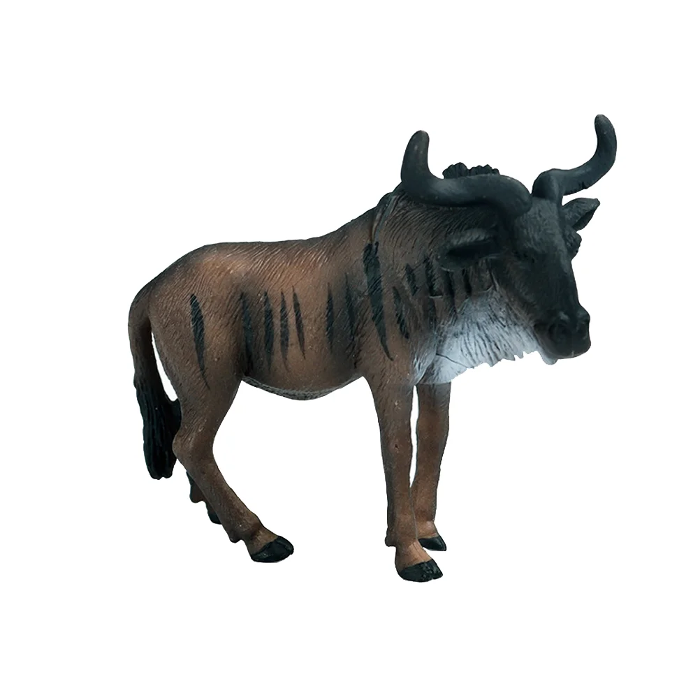 Животные африканская модель Wildebeest украшения для дома детская игрушка имитация