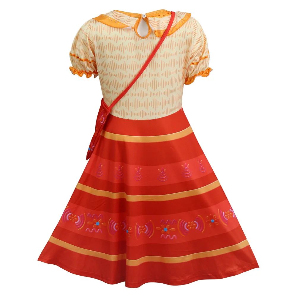 Платье Dolors с сумкой для женщин и девочек повседневный костюм косплея короткими