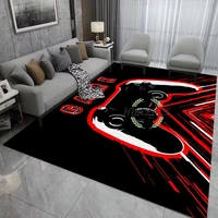 2022 new cartoon pattern 3d printing carpets for living room anime gamer controller kids play area rugs child game floor mats