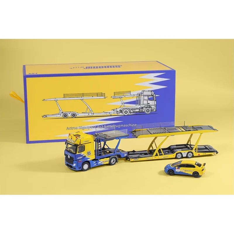 In Stock GCD Shadow Pro 1:64 Actros Double Deck Trailer Spoon Include FD2 Diecast Diorama Car Model Collection Miniature Toys
