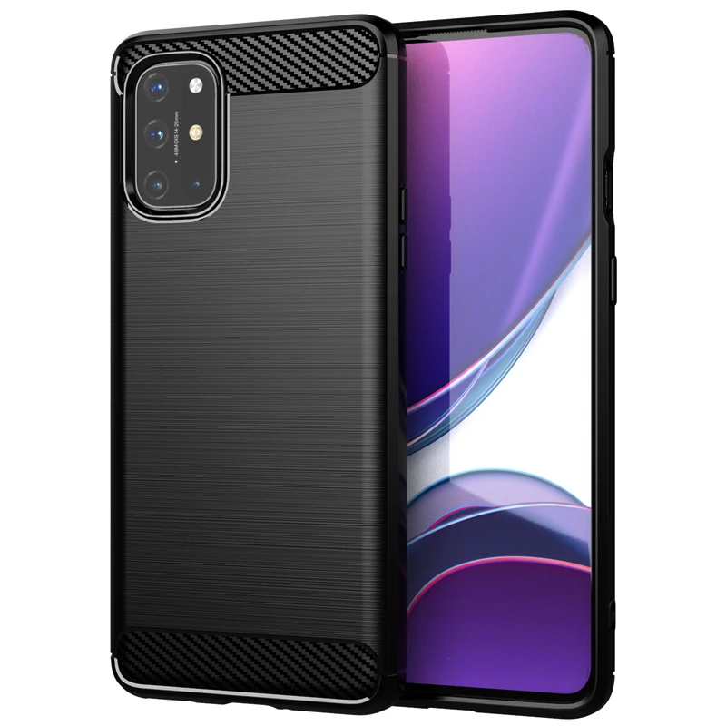 Фото Чехол для OnePlus 8T чехол для Oneplus 8T из углеродного волокна ТПУ мягкий силиконовый защитный чехол для телефона OnePlus 8 Nord N10 8T Fundas №2
