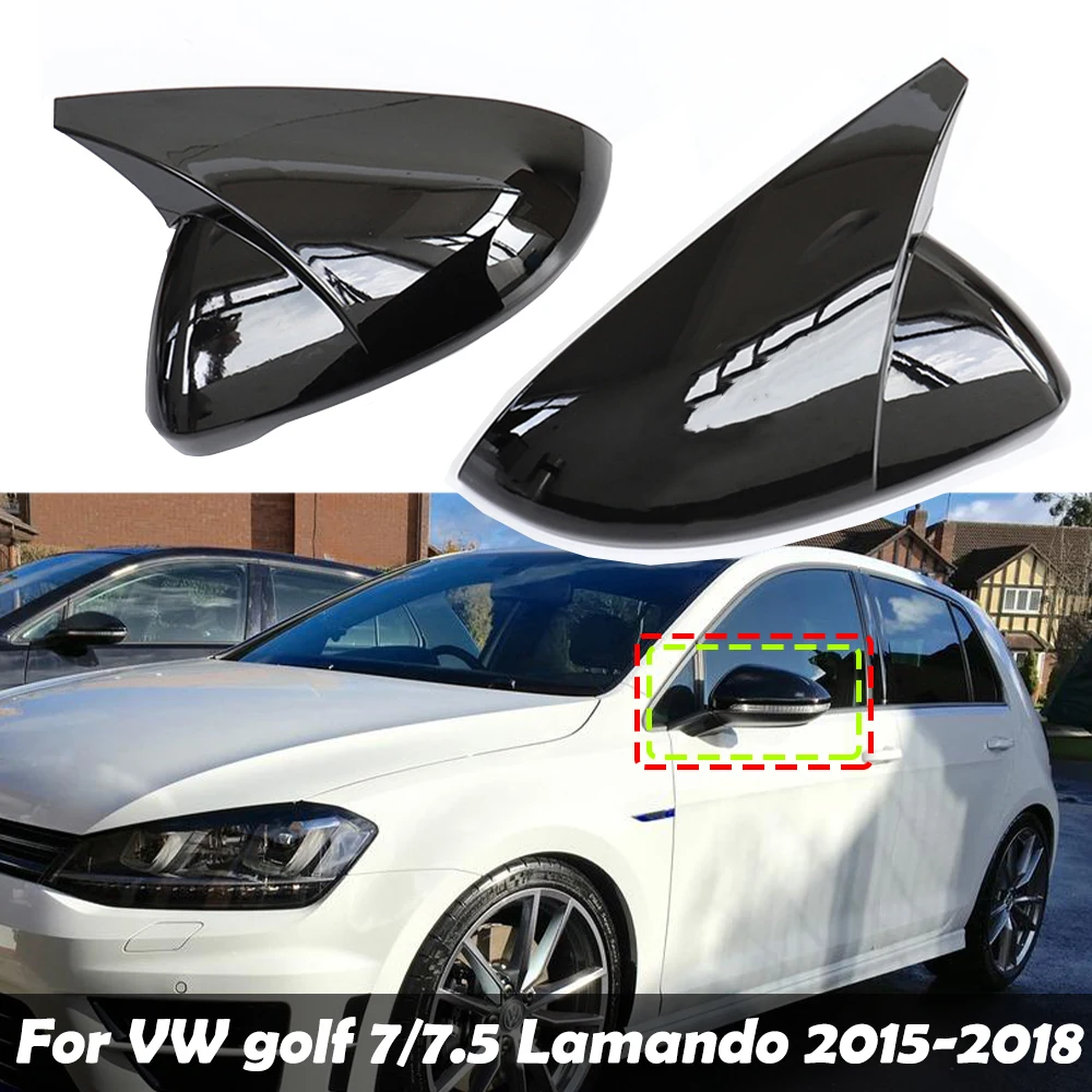 

1 пара, накладки на боковые крылья для зеркала заднего вида VW Golf 7/7.5 Lamando 2015 2016 2017 2018