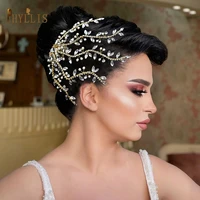 a463 bridal hair comb clip pin rhinestone pearl wedding headband bride side comb wedding hair accessories women hair vine