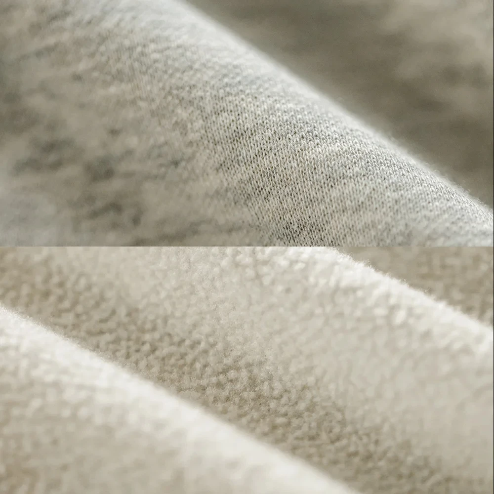 Maden Мужская серая толстовка с капюшоном Внутри флис толстый теплый Застежка на