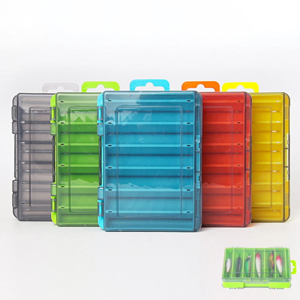 

Compartments Storage Box Carp Fishing Tackle Boxes System Fishing Bait Boxes Bait Luya Double-sided U-shaped Multifunctional