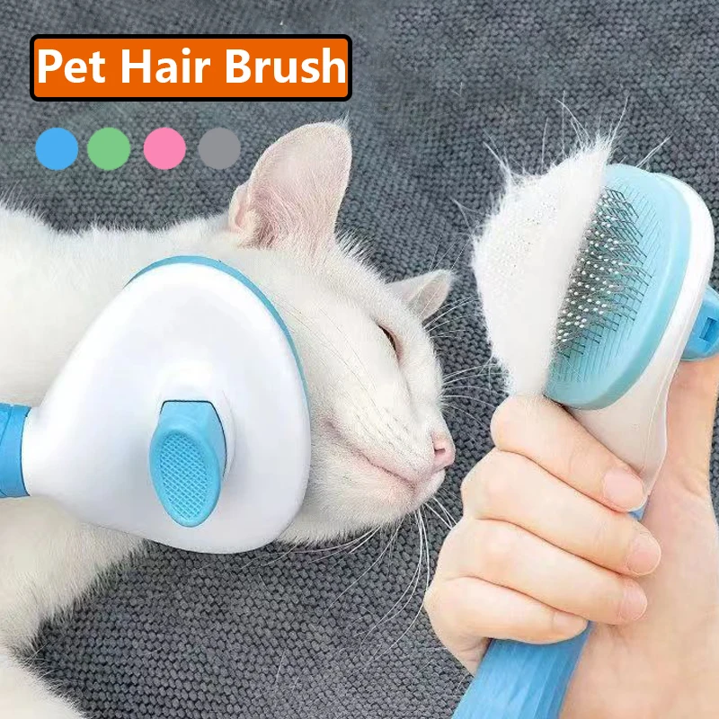 

Pet Dog Hair Brush Cat Comb Cat Brush Grooming Care Stainless Steel Comb For Long Hair Dogs Cleaning Mascotas Perros Accesorios