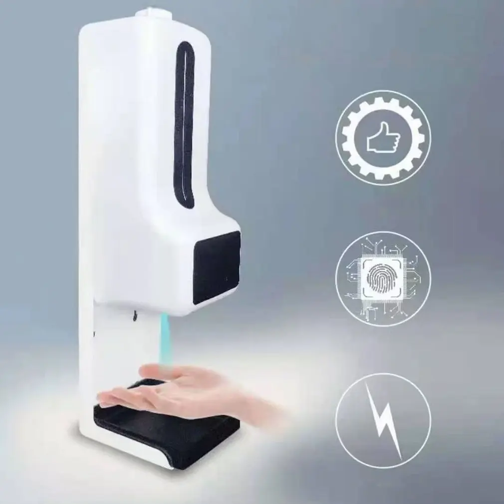 

Infrared hand Temperature Measurement Disinfection Touchles Sanitizing Liquid Soap Dispenser Automatic Thermometer Sensor