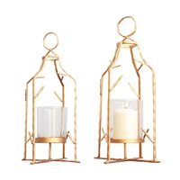 nordic luxurycandle holder wrought iron minimalist romantic dinner candle holde modern centerpiece portavelas home decor