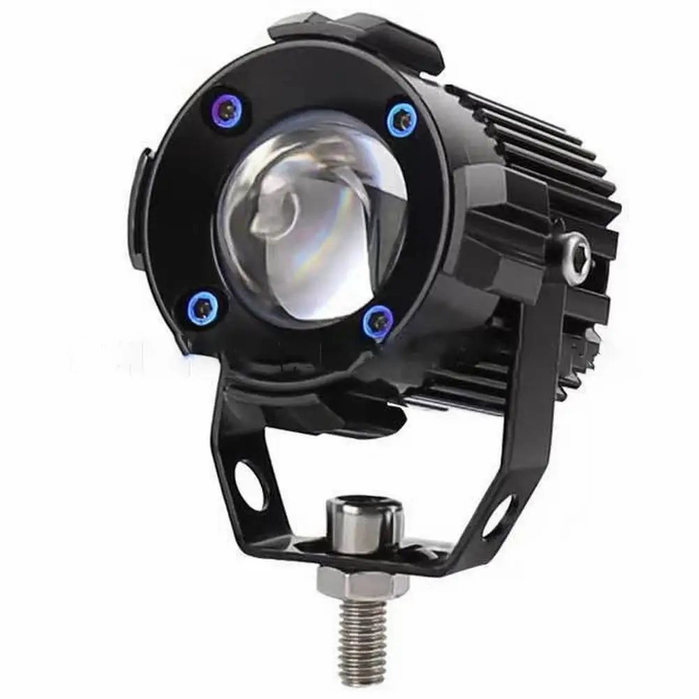 

Передсветильник фара s LED Модифицированная мотоциклетная 1 пара 1Am 3000LM 30 Вт 8-80 в алюминиевый черный корпус дальний и Ближний светильник
