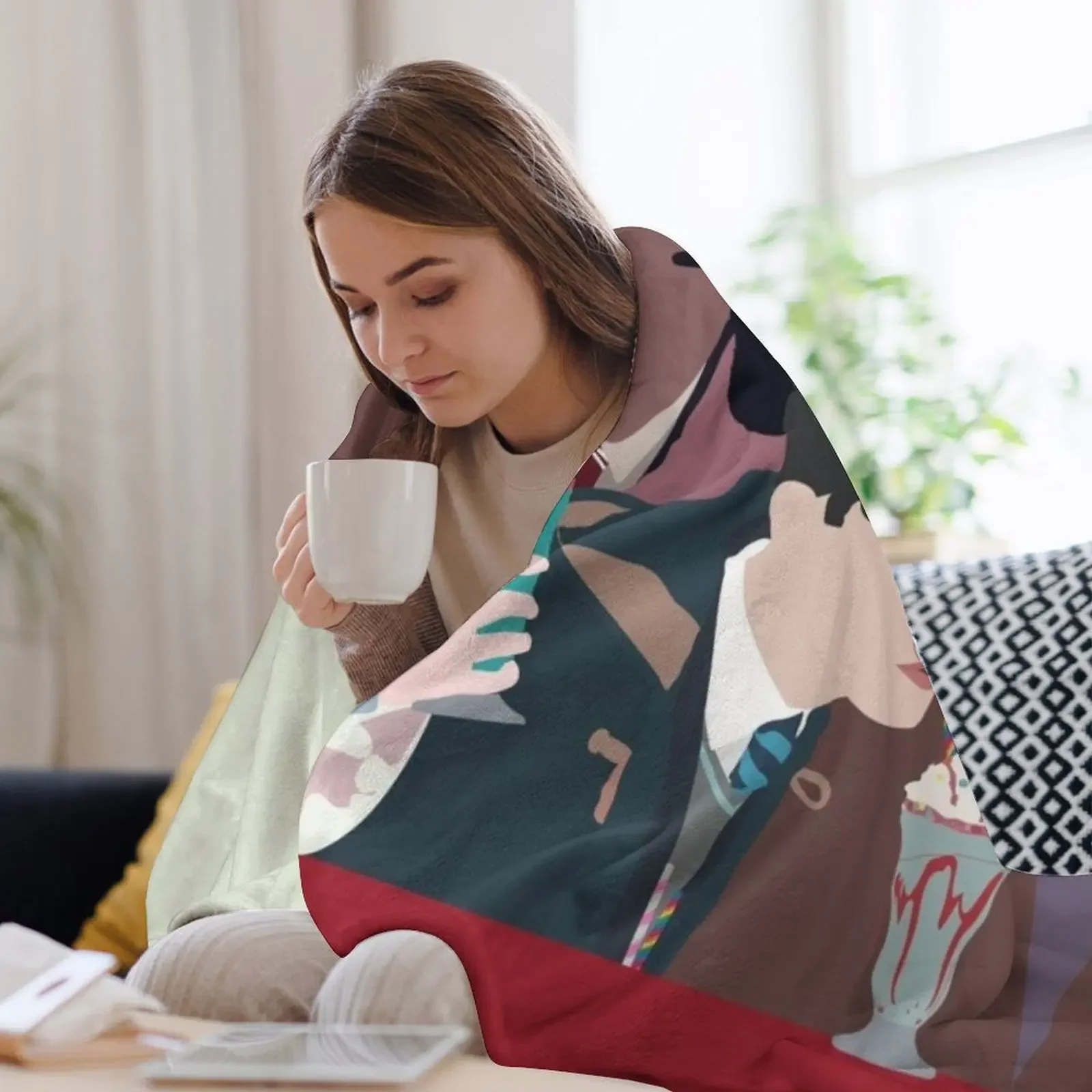 минимальное одеяло heartstopper Gang тяжелое для сна волосатые мягкие большие одеяла