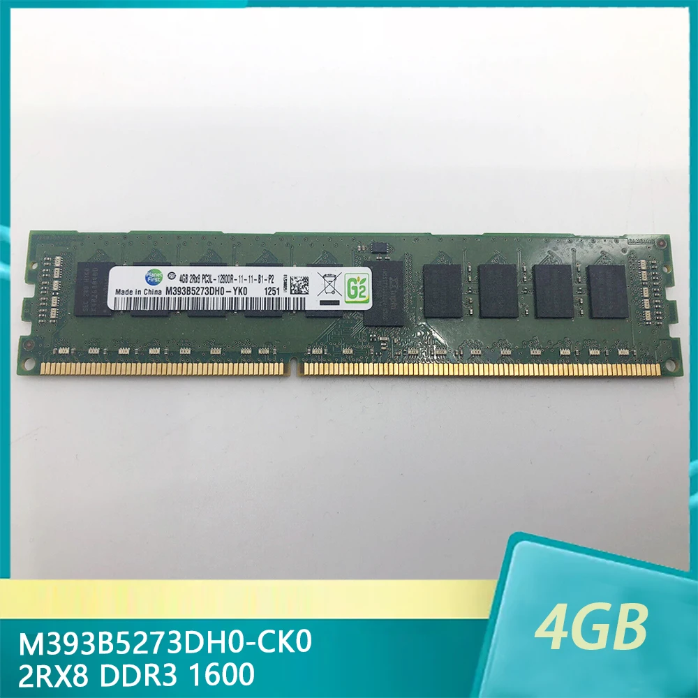 Для Samsung RAM M393B5273DH0-CK0 4G 4GB 2RX8 PC3-12800R DDR3 1600 ECC Серверная память Быстрая доставка Высокое качество