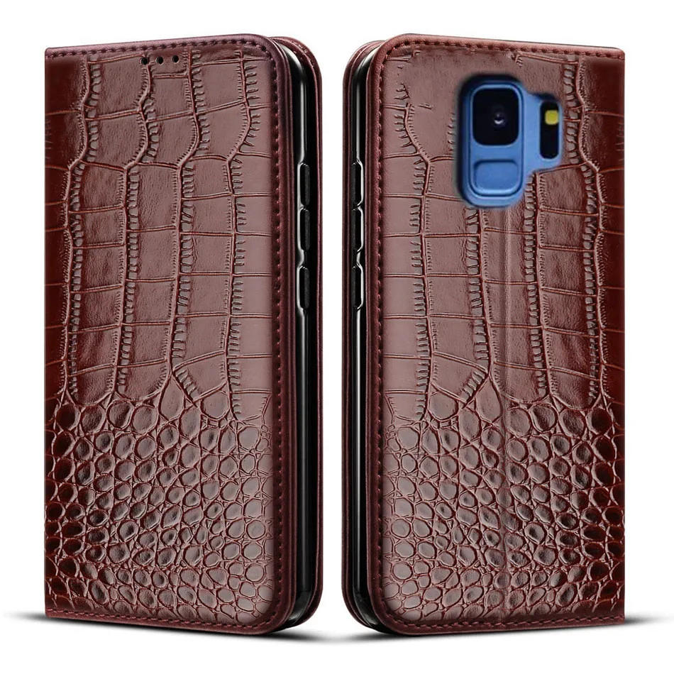 S9 чехол для Samsung Galaxy G960F кожаный бумажник откидной Чехол + S 9 Plus G965F оболочка чехлы