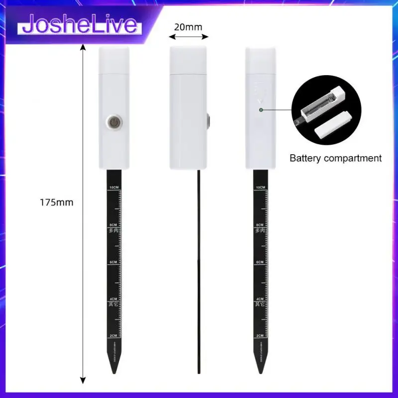 

Soil Moisture Detector Succulent Planting Water Shortage Flashing Light Reminder Gardening Planting Soil Moisture Meter Tool