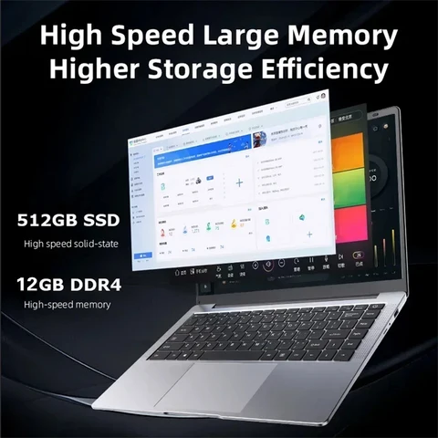 XIAORAN игровой ноутбук 14.1", Intel Core i7 7500U